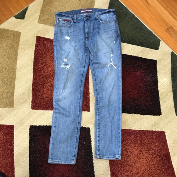 tapered jeans tommy hilfiger